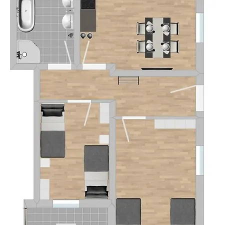 Apartman Stb114 Moderne Monteurwohnung *